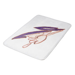 Elegant Roos Waterverf Art Print Badmat