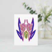 Elegant Roos Waterverf Art Print Briefkaart (Staand voorkant)