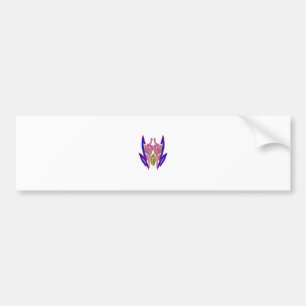 Elegant Roos Waterverf Art Print Bumpersticker