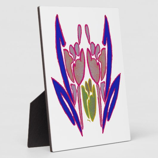 Elegant Roos Waterverf Art Print Fotoplaat (Zijkant)