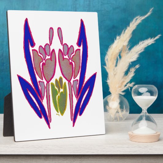 Elegant Roos Waterverf Art Print Fotoplaat (Zijkant)