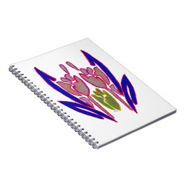 Elegant Roos Waterverf Art Print Notitieboek