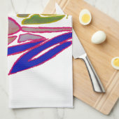 Elegant Roos Waterverf Art Print Theedoek (Quarter Fold)