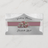 Elegant Roos Wedding Planner Visitekaartje (Voorkant)