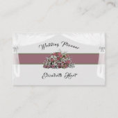 Elegant Roos Wedding Planner Visitekaartje (Voorkant)
