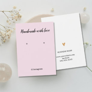 Elegant Roos White Faux Gold Heart Kaart