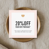 Elegant Roos Wit Faux Goud Hart Salon Coupon