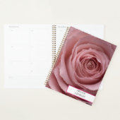 Elegant roos, Zwarte Spiraalplanner Planner (Display)