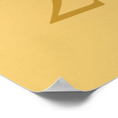 Elegant Rooster Chinees nieuwjaar 2017 P Poster (Hoek)