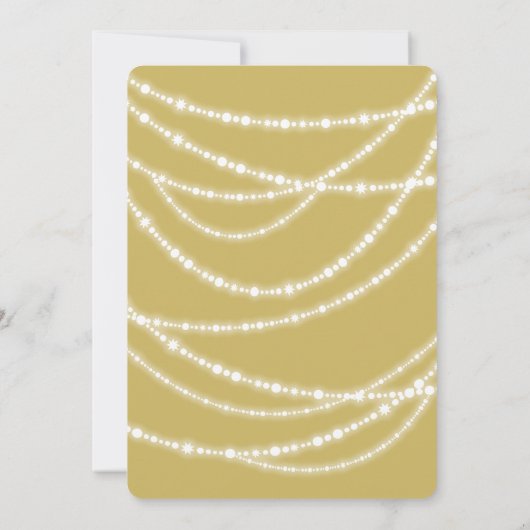 Elegant Rosary Cross Sparkles Baptism Religity Kaart (Achterkant)