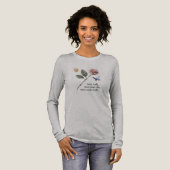 Elegant Rose & Butterfly Design | Women’s  Tri-Blend Shirt (Voorkant)