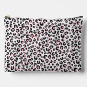 Elegant Rose Gold Black Leopard Pattern Etui (Voorkant)