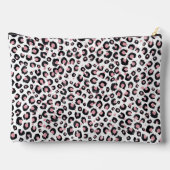 Elegant Rose Gold Black Leopard Pattern Etui (Achterkant)