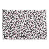 Elegant Rose Gold Black Leopard Pattern Kussensloop (Achterkant-Rechts)