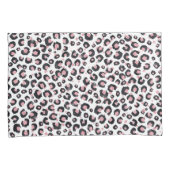 Elegant Rose Gold Black Leopard Pattern Kussensloop (Voorkant-Rechts)