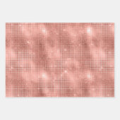 Elegant Rose Gold Foil Glam Patterns Inpakpapier Vel (Voorkant 2)