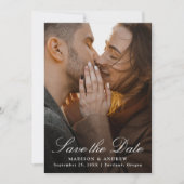 Elegant Rose Pink Chinoiserie Photo Wedding Save The Date (Voorkant)