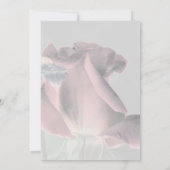 Elegant Rosebud Floral Wedding Save the Date Kaart (Achterkant)