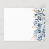 Elegant RoseBudget Uitnodiging tot bruiloft. Flyer (Achterkant)