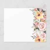 Elegant RoseBudget Uitnodiging tot bruiloft. Flyer (Achterkant)