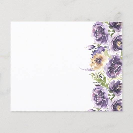 Elegant RoseBudget Uitnodiging tot bruiloft. Flyer (Achterkant)