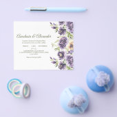 Elegant RoseBudget Uitnodiging tot bruiloft. Flyer (Enkel)