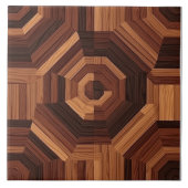 Elegant Rosewood Seamless Pattern Ceramic Tegel Tegeltje (Voorkant)