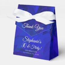 Elegant Royal Blue 30 en Flirty Birthday Party