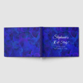 Elegant Royal Blue 30 en Flirty Birthday Party Gastenboek (Volledig)
