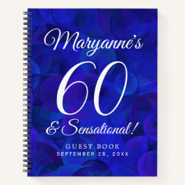 Elegant Royal Blue 60 en Sensational Birthday Notitieboek