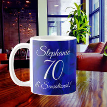 Elegant Royal Blue 70 en Sensational Birthday