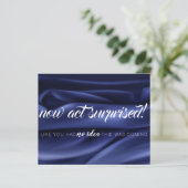 Elegant Royal Blue Bridesmaid proposal Kaart (Staand voorkant)