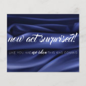 Elegant Royal Blue Bridesmaid proposal Kaart (Voorkant)