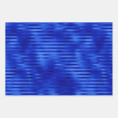 Elegant Royal Blue Folie Hanukkah Inpakpapier Vel (Voorkant)