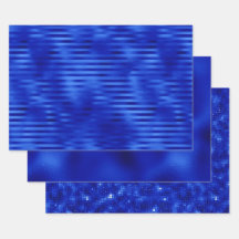 Elegant Royal Blue Folie Hanukkah