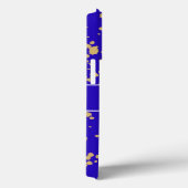 Elegant Royal Blue Glitter iPhone 13 Pro Hoesje (Achterkant / Rechts)