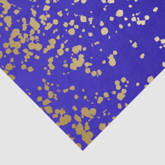 Elegant Royal Blue Glitter Tissue Paper Tissuepapier (Detail)