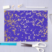 Elegant Royal Blue Glitter Tissue Paper Tissuepapier (Craft)