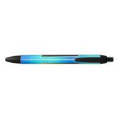 Elegant Royal Blue Metal Blauwe Inkt Pen (Achterkant)