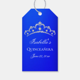 Elegant Royal Blue Quinceanera Cadeaulabel