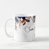 elegant Royal Blue Rustic modern savethedate. Koffiemok (Links)