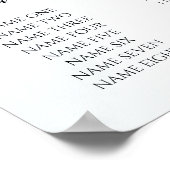 Elegant Royal Blue Waterverf Floral Greenery Poster (Hoek)