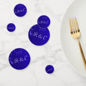 Elegant Royal Blue Wedding Confetti (Groep)