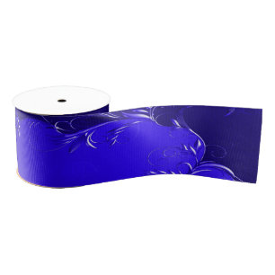 Elegant Royal Blue Wedding Grosgrain Lint