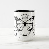 Elegant Royal Butterfly Mok (Midden)