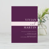 Elegant Royal Crimson Wedding All-in-One QR Kaart (Staand voorkant)