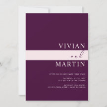 Elegant Royal Crimson Wedding All-in-One QR