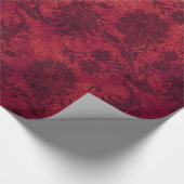 Elegant royal damask floral cadeaupapier (Hoek)