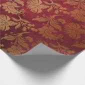 Elegant royal damask floral cadeaupapier (Hoek)
