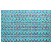 Elegant Royal Damask op Turquoise Fabric Stof (Fat Quarter)